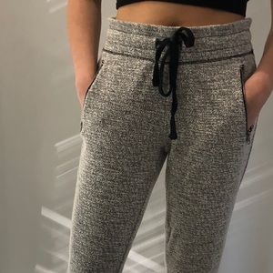 AE Grey Fitted Sweatpants Size: S
